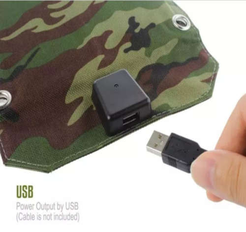 Portable Solar Charger for all USB Devices 5W (5V at 1A) - Ultimate Dad Gift