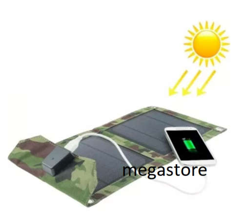 Portable Solar Charger for all USB Devices 5W (5V at 1A) - Ultimate Dad Gift