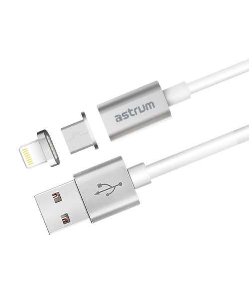 Magnetic Lightning  And  Micro  USB Charge Cable - 2 IN 1