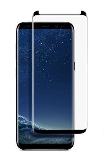 Samsung S8 Black -  3D FULL COVER Glass Screen Protector