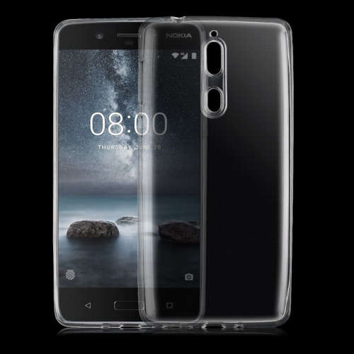 Nokia 8 Clear TPU Cover