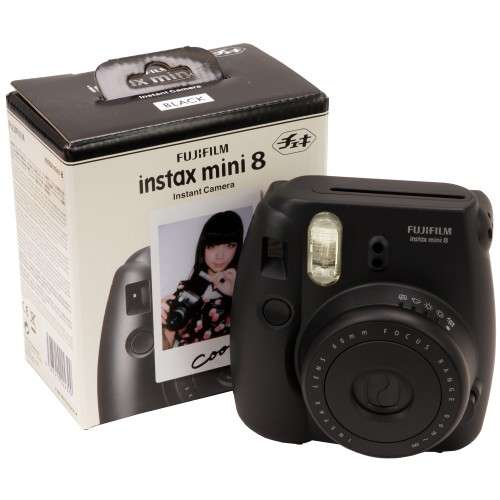 Fujifilm Instax Mini 8 Instant Film Camera - Black