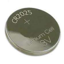 5 Pack CR2025 Lithium Batteries - Button Cells