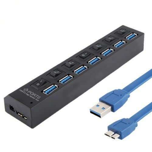 USB 3.0 Hub - 7 Port USB Hub