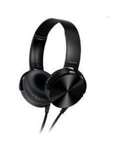 Extra Bass Stereo Headphones with Flat Noodle Cable 3.5mm Jack