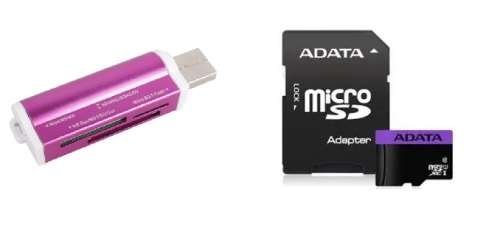 Adata 16GB Micro SD Card AND Card Reader