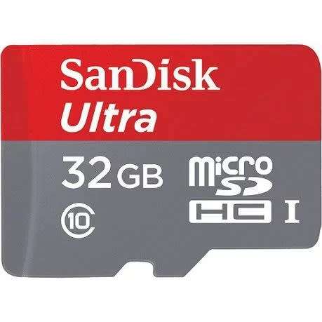 SanDisk Ultra Android MicroSDHC 32GB Class 10 UHS-I Card