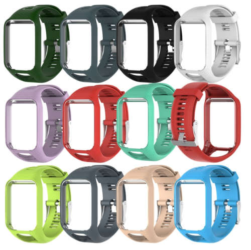 Silicone Replacement Strap for TomTom Runner 2 / Runner 3 / Spark