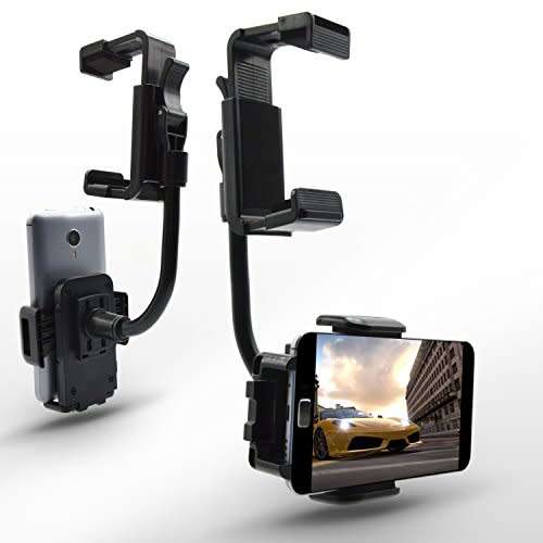 Rear view Mirror Cell Phone Cradle