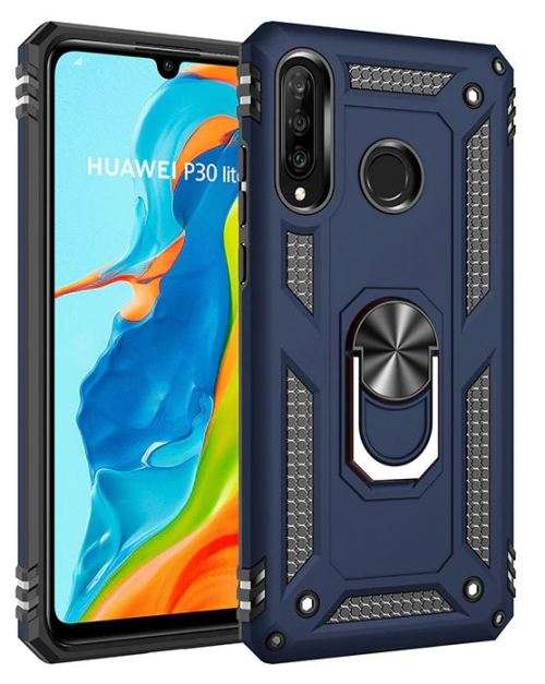 Armor Shock Proof Cellphone Case Ring Stand - P30 Lite / P30 Lite 2020 / P40 / Y5 2019 / Y7 2019