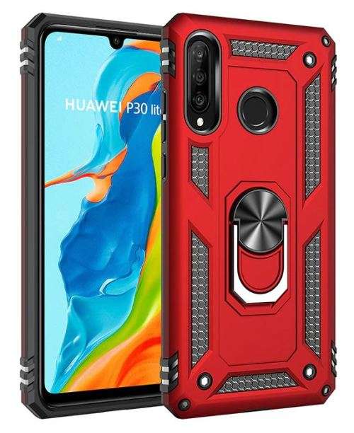 Armor Shock Proof Cellphone Case Ring Stand - P30 Lite / P30 Lite 2020 / P40 / Y5 2019 / Y7 2019