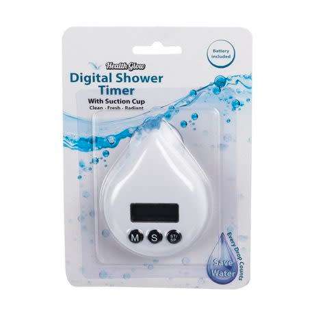 Digital Shower Timer with Suction Cup