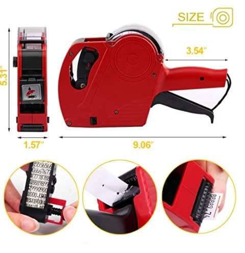 Price Labeller with Label Rolls