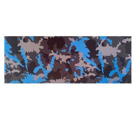 Large Blue Camouflage Mousepad 30x70cm