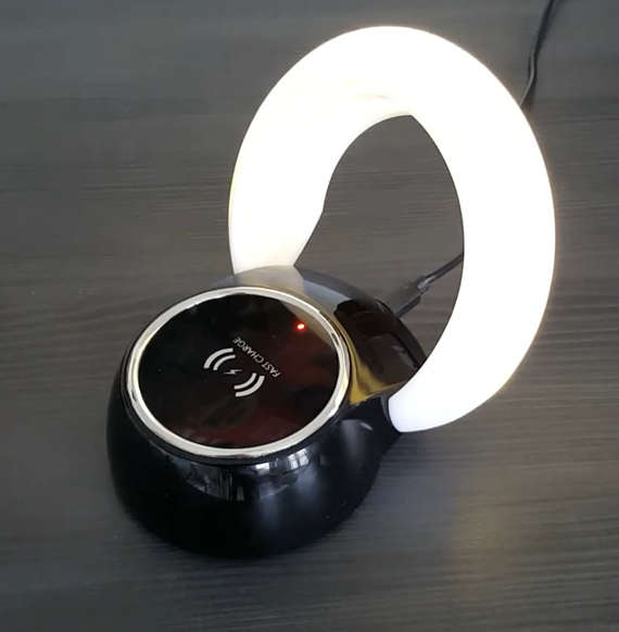 QI Wireless Fast Charger with Night Light