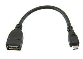 USB On-The-Go Host Cable for Galaxy S i9000 i9100 i9220 / HTC / Tablet PC OTG Cable