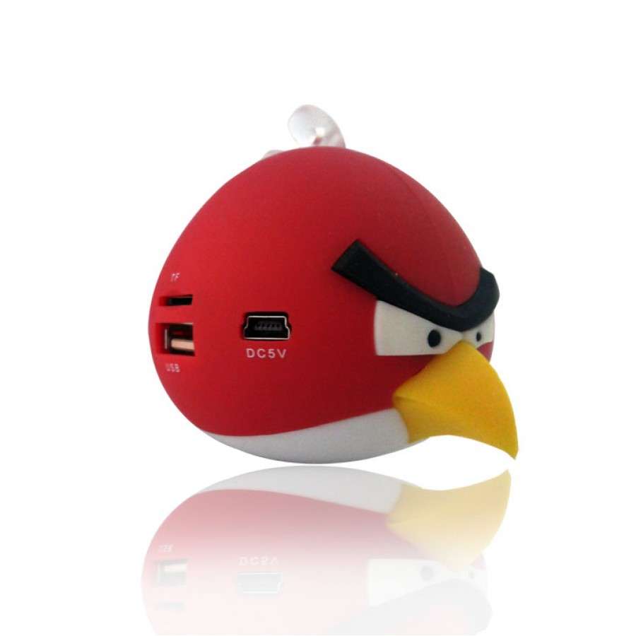Angry Birds Rechargeable Speaker / FM Radio / USB Mp3 Player / Micro SD Mp3 Player