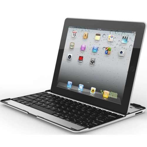 Aluminum Bluetooth Keyboard Cover for Apple Ipad 2 / 3 / 4