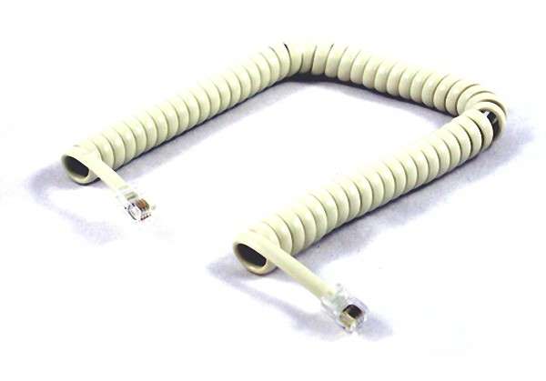 Telephone Handset Curly Cord