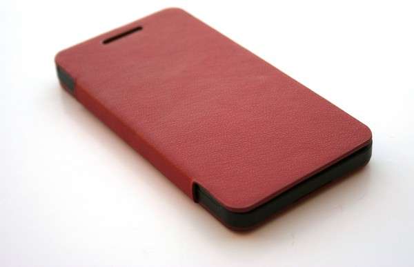 Blackberry Z10 Cover - Red Wallet Case - Slim Fit