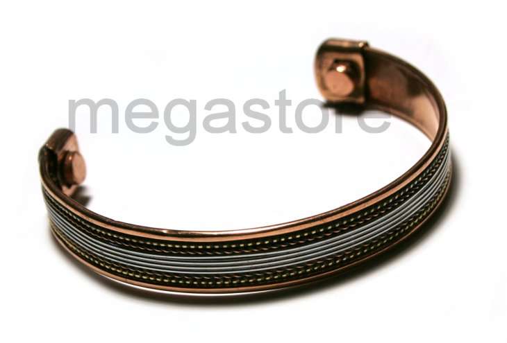 Copper Healing Bangle with Powerful Inbuilt Magnetic Poles