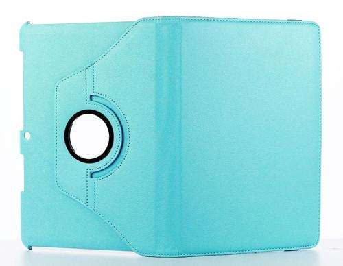 Rotating Blue Case Cover For Samsung Galaxy Tab 10.1" P5100 P5110