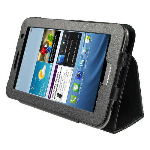 Black Book Cover / Stand for Samsung Galaxy Tab 2 / P3100 P3110 P6200 7" Plus