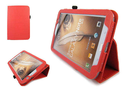 Samsung Galaxy Note 8.0 N5100 Red Book Cover / Stand