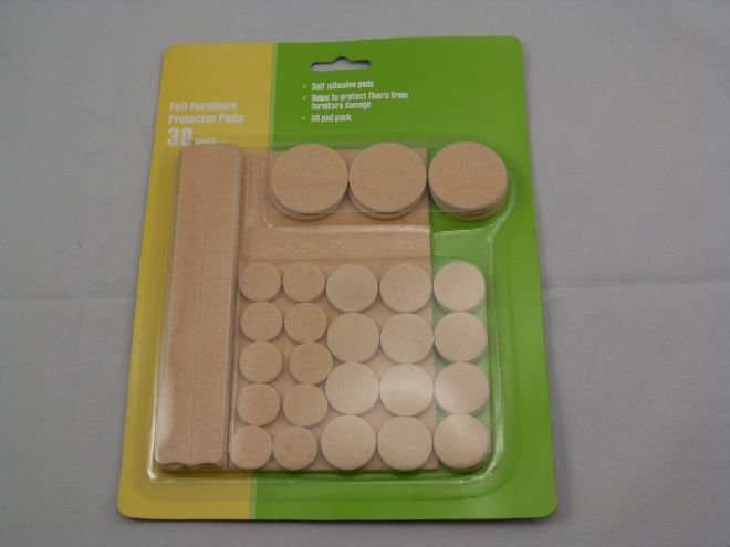 Felt Furniture Protector Pads - 38 Pads