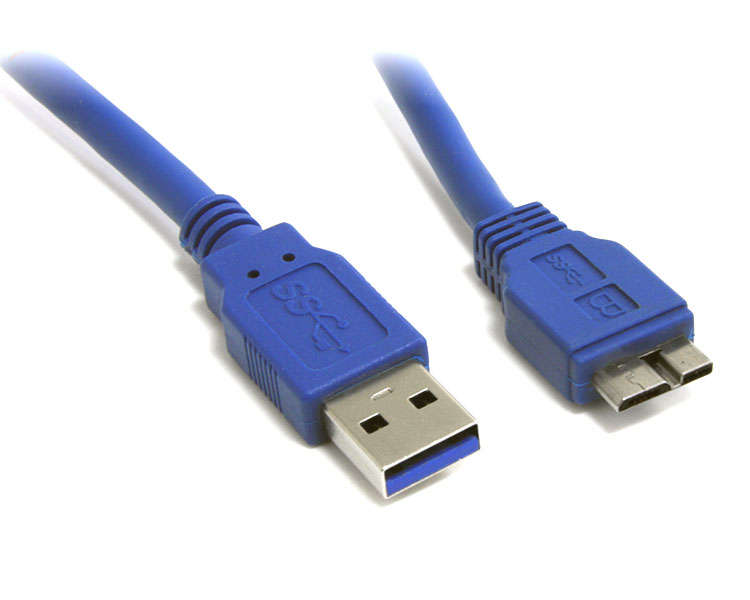 USB 3.0 A to Micro B Device Cable - USB 3 Data Cable