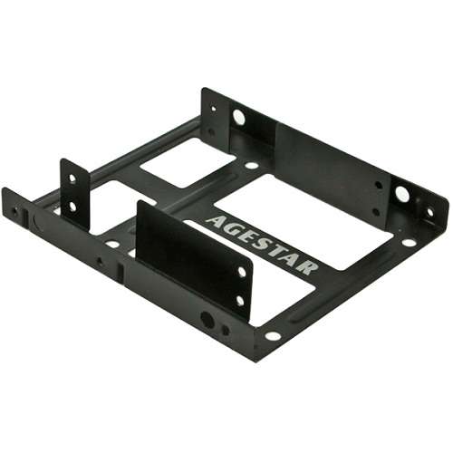 SSD Hard Drive Bracket - Install in 3.5" Bay - Metal Agestar