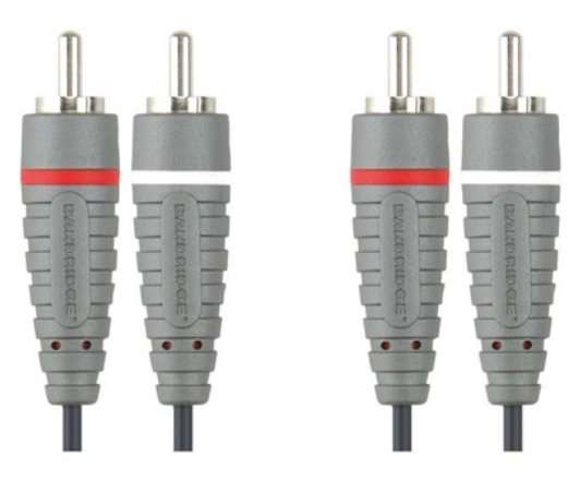Bandridge BAL4202 Stereo RCA Audio Cable 2m Branded Product