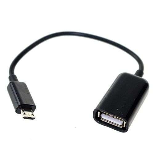 Micro USB On-The-Go Host Cable for Galaxy Series / HTC / Tablet PC OTG Cable