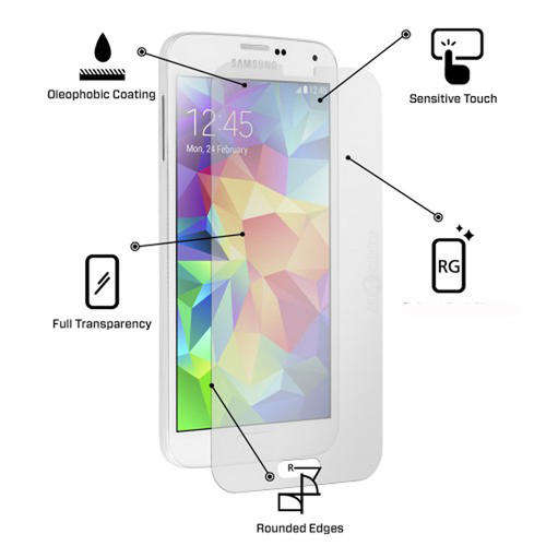 Samsung Galaxy S5 Tempered Glass Protection Screen