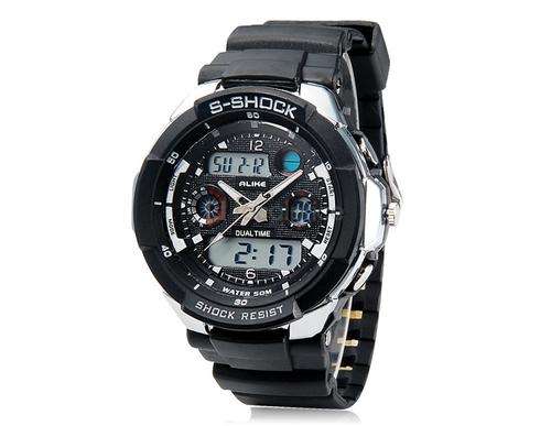 Alike Analog-Digital Quartz Spec Forces Watch