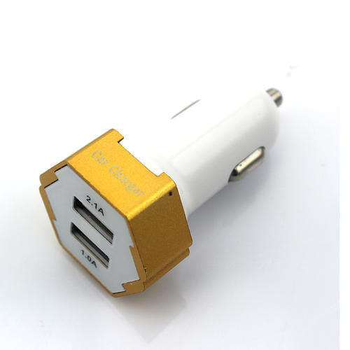 USB Dual / Twin Car Charger White  - Lighter Socket USB 3.1A