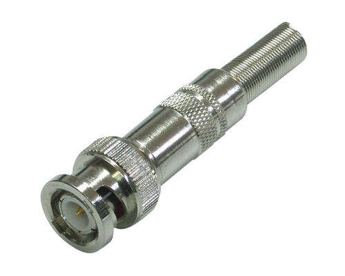 Twist Spring Male BNC Connector Plug for CCTV Camera Coaxial Cable