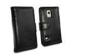 Samsung Galaxy S5 i9600 Black PU Leather Wallet Cover
