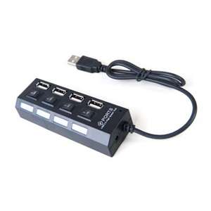 USB 2.0 Powered Hub - 4 Port USB Hub
