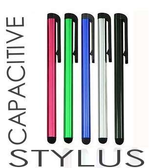 5-Pack Stylus Pens for Capacitive Touch Screen Devices Samsung, HTC, Apple and Sony