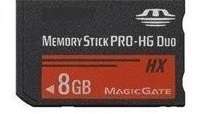 8GB Pro Duo Memory Card for PSP and Sony Camera's