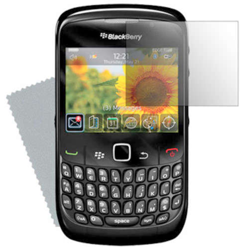 Blackberry Curve 8520 Silicone Cover & Screen Protector