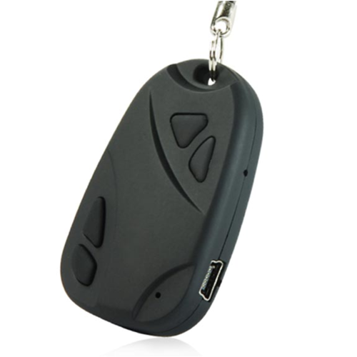 Hidden Camera Spycam Discreetly Disguised as Keychain Car Alarm Remote