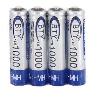 BTY Home Ni-MH AAA 1000mAh 1.2V Rechargeable Battery