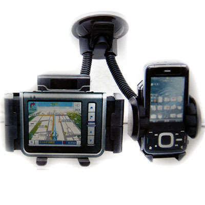 Dual Universal Car Windscreen Holder for GPS SmartPhone Iphone Blackberry