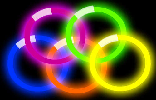 50 Pack Glow Bangles Glow Bracelets - POTENTIAL 4 HUGE PROFIT!!