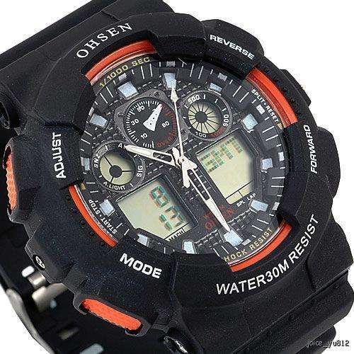 OHSEN Ultimate Analog Digital Mens Quartz Wrist Watch