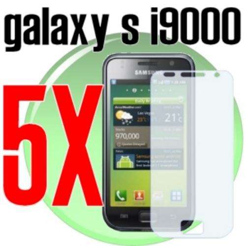 5 Pack Screen Protector Guard for Samsung Galaxy S i9000