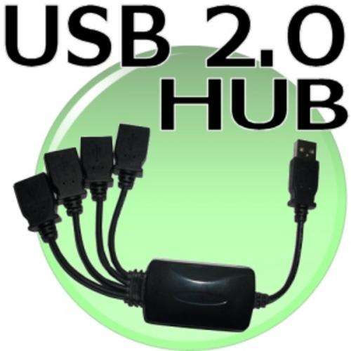 USB 2.0 1-to-4 Smarthub for Desktop PC and Laptop