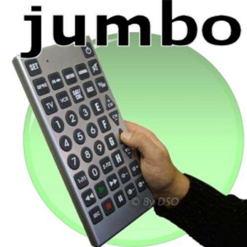 Jumbo Size 8-in-1 Programmable Remote Control - Never Lose a Remote Again!!